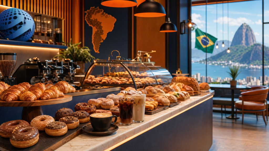 Cafeteria artesanal com produtos de American Bakery — Melhor Bocado Café lança rede de franquias no Brasil