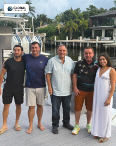 Evento de lançamento da Boatlux em Fort Lauderdale com a Global Franchise USA