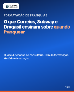 Quando franquear: formatação de franquias e prova social da Global Franchise